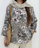 شومیز زنانه لینن ایتالیایی فریسایز تا ۴۸