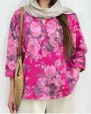 شومیز زنانه لینن ایتالیایی فریسایز تا ۴۸